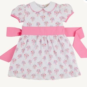 Beaufort Bonnet Cindy Lou Sash Dress East Bay Bouquet Hamptons Hot Pink TBBC 8